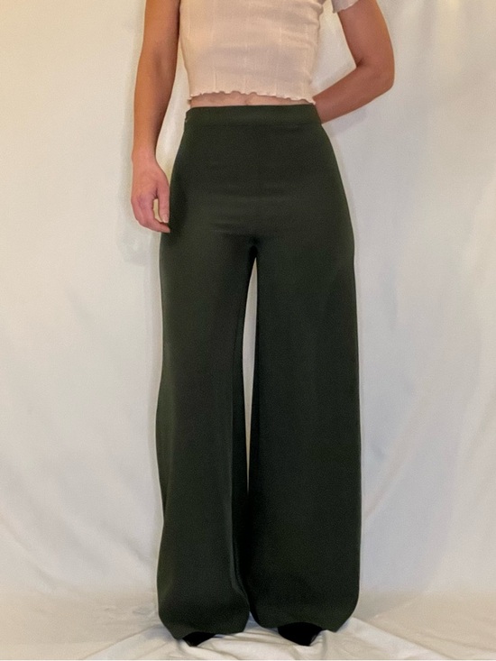 Forever 21 Pants - Forever 21 High Rise Wide Leg Flat Front Trouser Dress Pants Women's Small